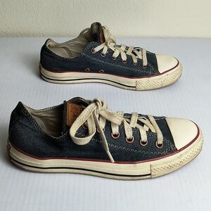 Converse Chuck Taylor All Star Unisex Sneakers Canvas  Navy/White Vintage Casual